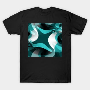 Blue-green shapes T-Shirt